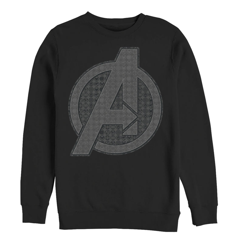 Men's Marvel Avengers: Endgame Logo Icon Tiles Sweatshirt