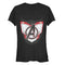 Junior's Marvel Avengers: Endgame Logo Quantum Suit T-Shirt