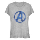 Junior's Marvel Avengers: Endgame Smudged Logo T-Shirt