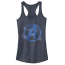 Junior's Marvel Avengers: Endgame Smudged Logo Racerback Tank Top