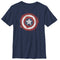 Boy's Marvel Avengers: Endgame Cap Smudged Shield T-Shirt