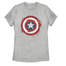 Women's Marvel Avengers: Endgame Cap Smudged Shield T-Shirt