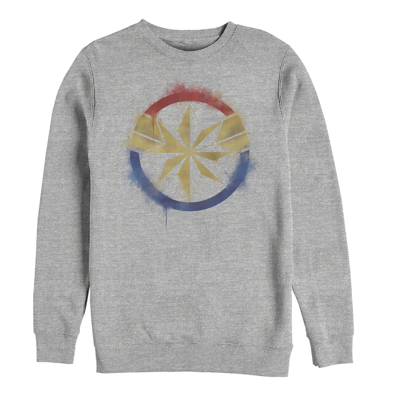 Men's Marvel Avengers: Endgame Smudged Captain Marvel Sweatshirt