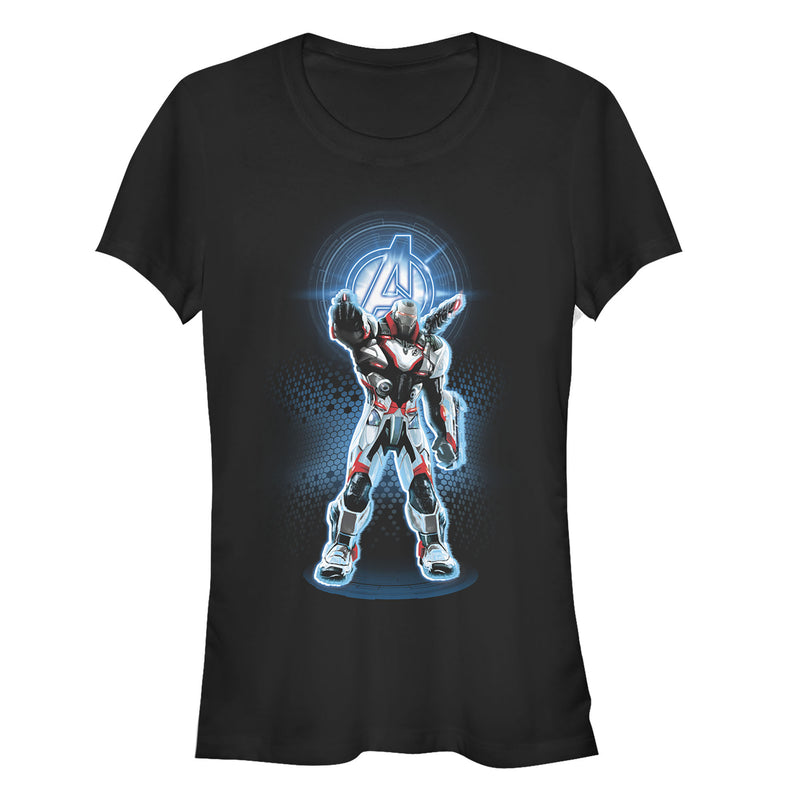 Junior's Marvel Avengers: Endgame War Machine Quantum Ready T-Shirt