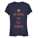 Junior's Marvel Captain Marvel My Other Cat is a Flerken T-Shirt