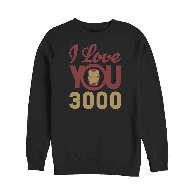 Men's Marvel Iron Man Love 3000 Sweatshirt