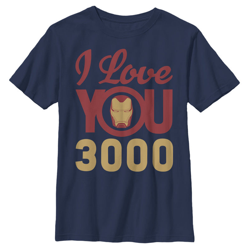 Boy's Marvel Iron Man Love 3000 T-Shirt