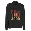 Junior's Marvel Iron Man Arc Heart 3000 Cowl Neck Sweatshirt