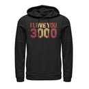 Men's Marvel Iron Man Love 3000 Mask Pull Over Hoodie