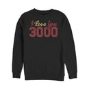 Men's Marvel Iron Man Love 3000 Script Sweatshirt