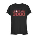 Junior's Marvel Love You 3000 Stark Helmet T-Shirt