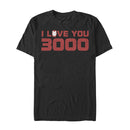 Men's Marvel Love You 3000 Stark Helmet T-Shirt