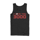 Men's Marvel Love You 3000 Stark Helmet Tank Top