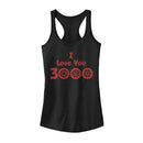 Junior's Marvel Love You 3000 Iron Man Icons Racerback Tank Top