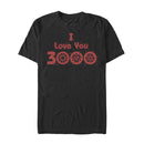Men's Marvel Love You 3000 Iron Man Icons T-Shirt