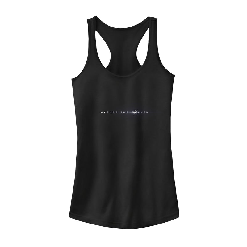 Junior's Marvel Avengers: Endgame Avenge the Fallen Racerback Tank Top