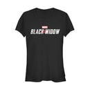 Junior's Marvel Black Widow Movie Logo T-Shirt