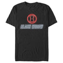 Men's Marvel Black Widow Neon Hourglass T-Shirt