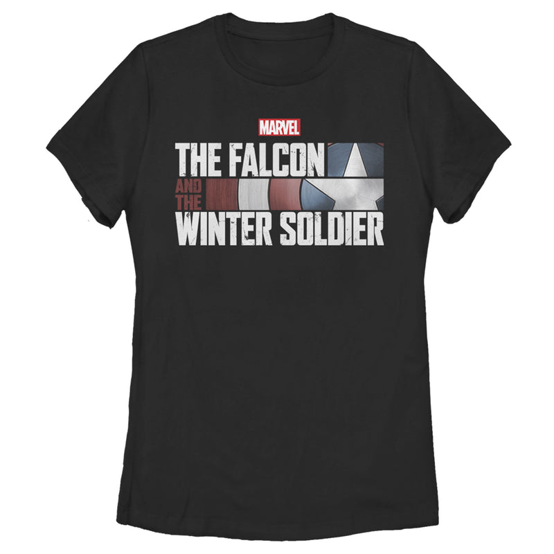 Women's Marvel The Falcon And The Winter Soldier Shield Logo T-Shirt