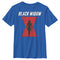 Boy's Marvel Black Widow Hourglass Silhouette T-Shirt