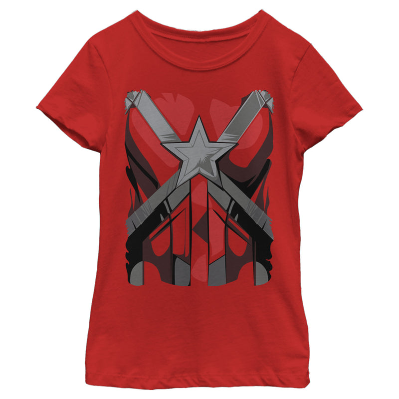 Girl's Marvel Black Widow Guardian Costume T-Shirt