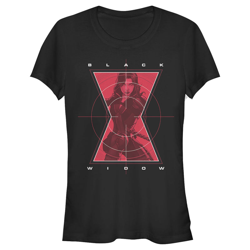 Junior's Marvel Black Widow Hero Target T-Shirt