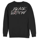 Men's Marvel Black Widow Chalk Logo Sweatshirt