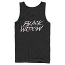 Men's Marvel Black Widow Chalk Logo Tank Top