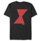 Men's Marvel Black Widow Bold Hourglass T-Shirt