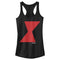 Junior's Marvel Black Widow Bold Hourglass Racerback Tank Top