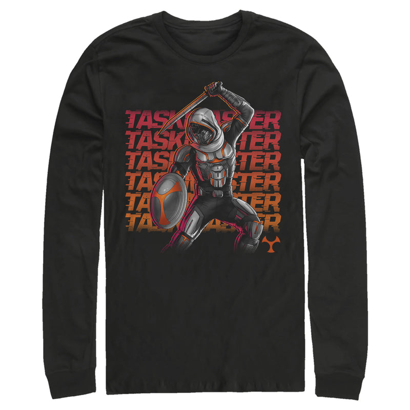 Men's Marvel Black Widow Taskmaster Battle Long Sleeve Shirt