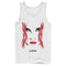 Men's Marvel Black Widow Painted 80's Face Tank Top