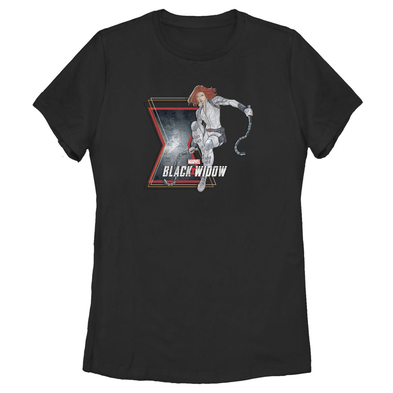 Women's Marvel Black Widow Vintage Pose T-Shirt