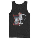 Men's Marvel Black Widow Vintage Pose Tank Top