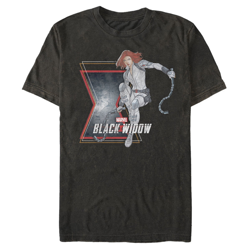 Men's Marvel Black Widow Vintage Pose T-Shirt