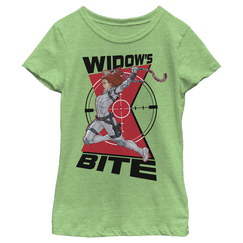 Girl's Marvel Black Widow in the Crosshairs T-Shirt