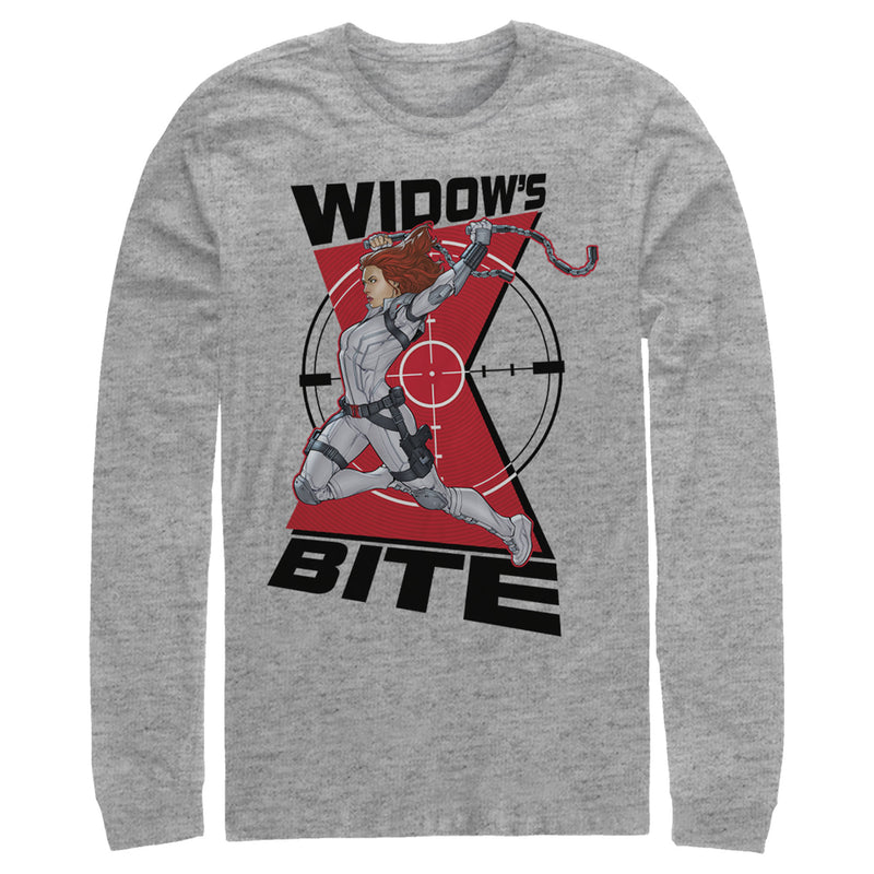 Men's Marvel Black Widow in the Crosshairs Long Sleeve Shirt