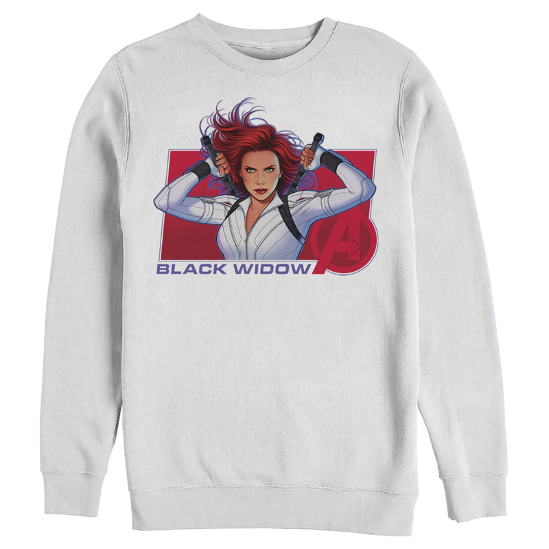 Men's Marvel Black Widow Avenger Hero Sweatshirt