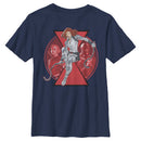 Boy's Marvel Black Widow Family Circle T-Shirt