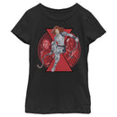 Girl's Marvel Black Widow Family Circle T-Shirt