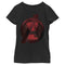 Girl's Marvel Black Widow Avenger Symbol T-Shirt