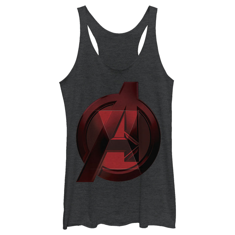 Women's Marvel Black Widow Avenger Symbol Racerback Tank Top