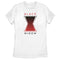 Women's Marvel Black Widow Gradient Logo T-Shirt