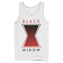 Men's Marvel Black Widow Gradient Logo Tank Top