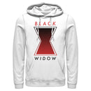 Men's Marvel Black Widow Gradient Logo Pull Over Hoodie