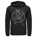 Men's Marvel Black Widow Taskmaster Target Pull Over Hoodie