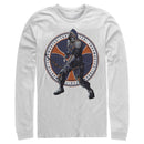 Men's Marvel Black Widow Taskmaster Arrow Long Sleeve Shirt