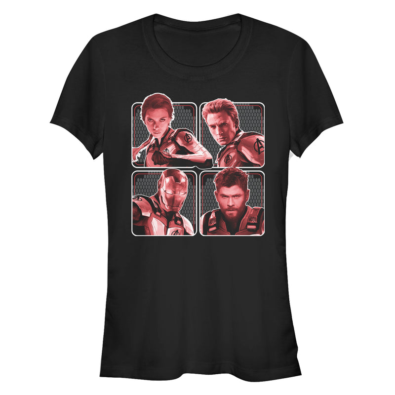 Junior's Marvel Avengers: Endgame Four Heroes Grid T-Shirt