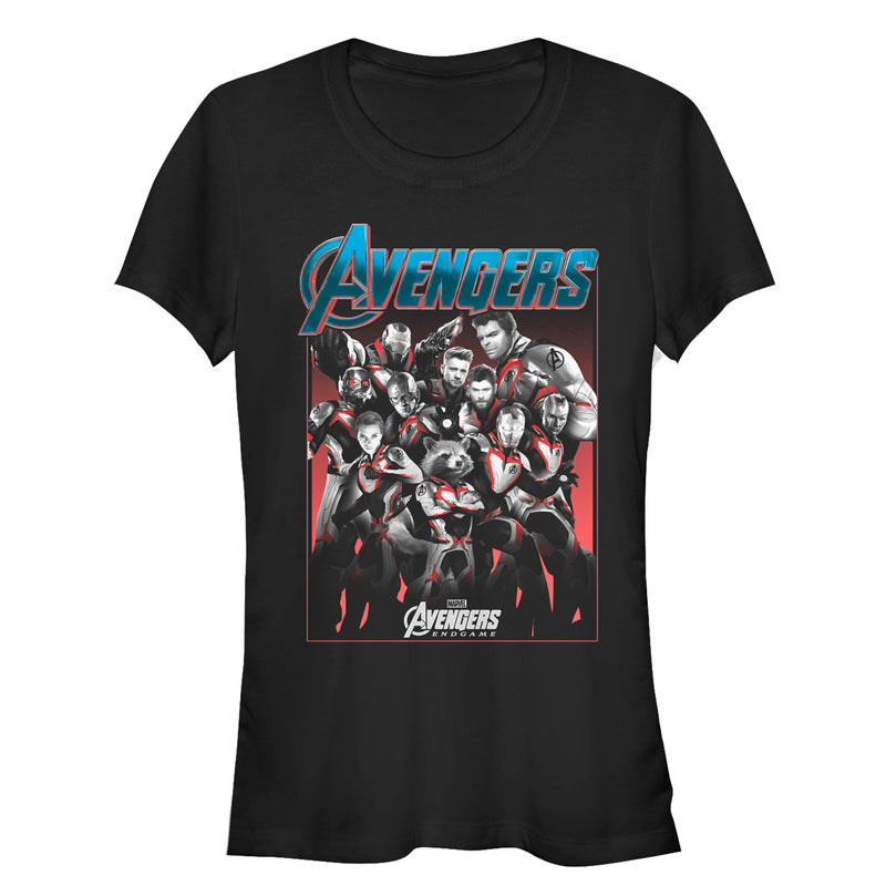 Junior's Marvel Avengers: Endgame Hero Collage T-Shirt