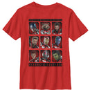 Boy's Marvel Avengers: Endgame Stronger Together Bingo T-Shirt